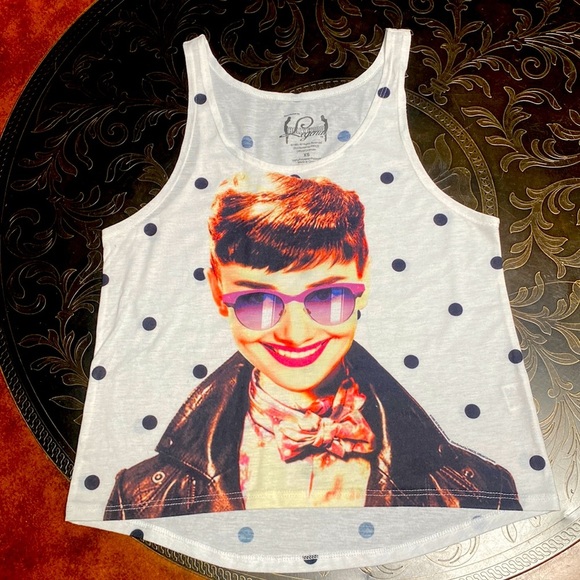 Hollywood Legends Audrey Hepburn Tank Top Size XS - Picture 6 of 6